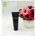 Hand cream tube black cap matt black face cream soft tube black color face wash tube packaging